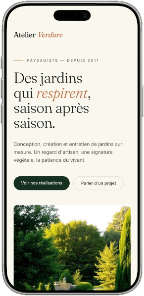 Aperçu mobile